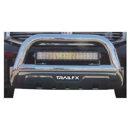 TRAILFX BULL BAR Polished Stainless Steel 312 Inch Diameter With Skid Plate Use G9018MK To Mount Optio B1506S